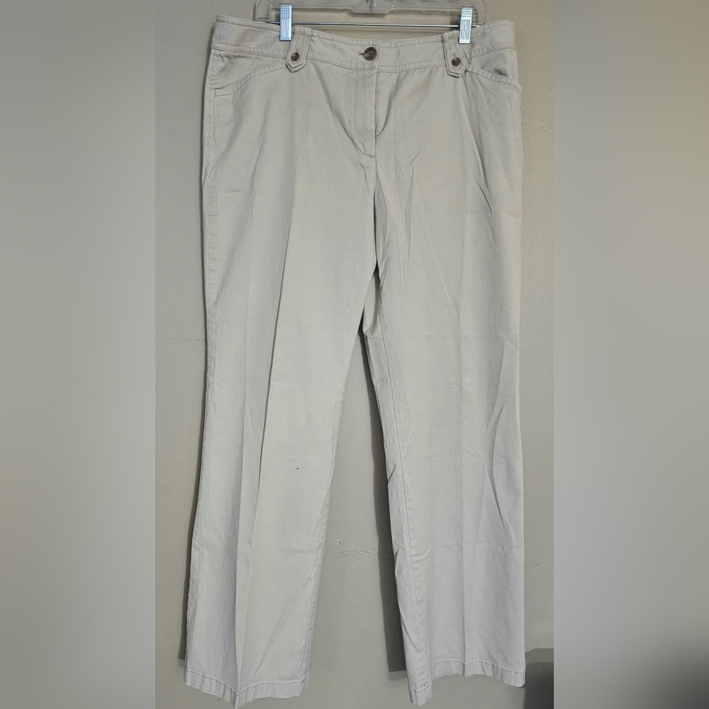 Ann Taylor Women's Cream Slacks